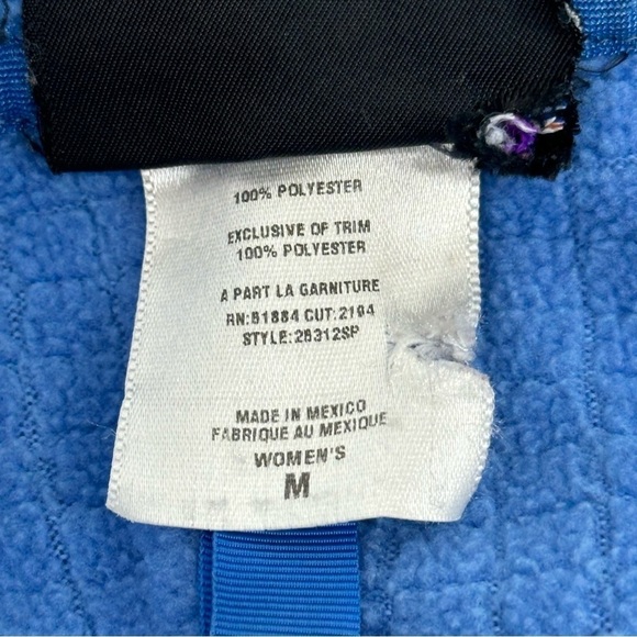 Patagonia Women's Size Medium Sky Blue Fleece Zip Up Jacket - Picture 14 of 16